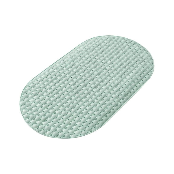 Bathroom Anti Slip Suction Cup Foot Pad, Bathtub Shower Room Oval Foot Pad, Anti Slip Massage Foot Pad