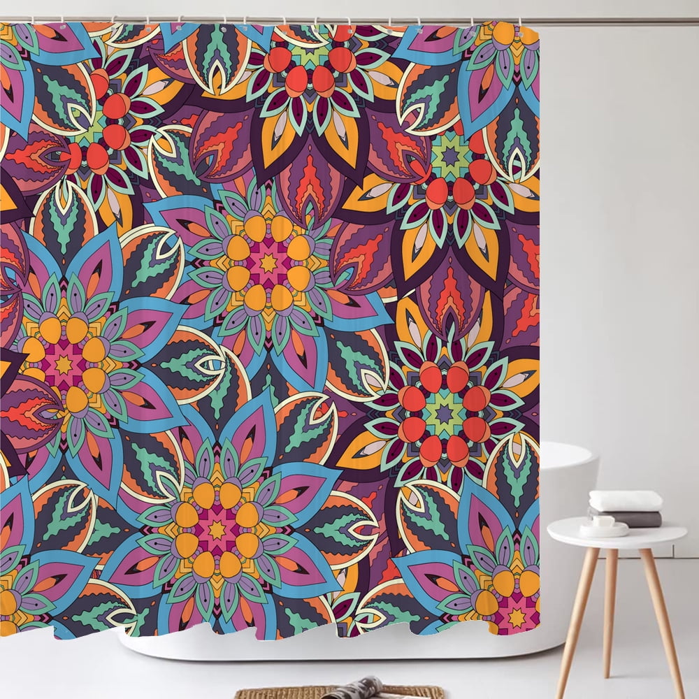 Bathroom Art Bohemian style Shower Curtain Medieval Minimalist Art Boho Bathroom Art Bohemian style Shower Curtain Medieval Minimalist Art Boho