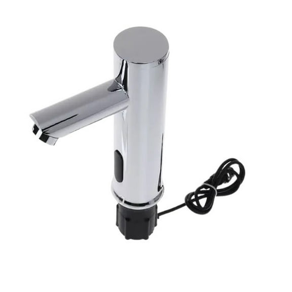 Bathroom Automatic Infrared Sensor Sink Faucet, Touchless Basin Water Tap Deck Mounted - Modern Design