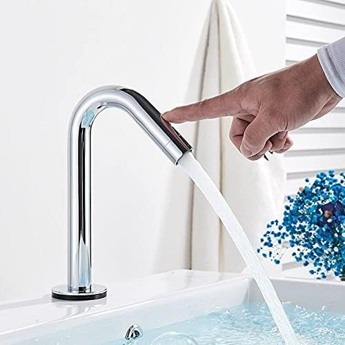 Bathroom Barss Basin Faucet Automatic Touch Free Sensor Faucets Water Saving Inductive Electric Water Tap Mixer Touch Faucet