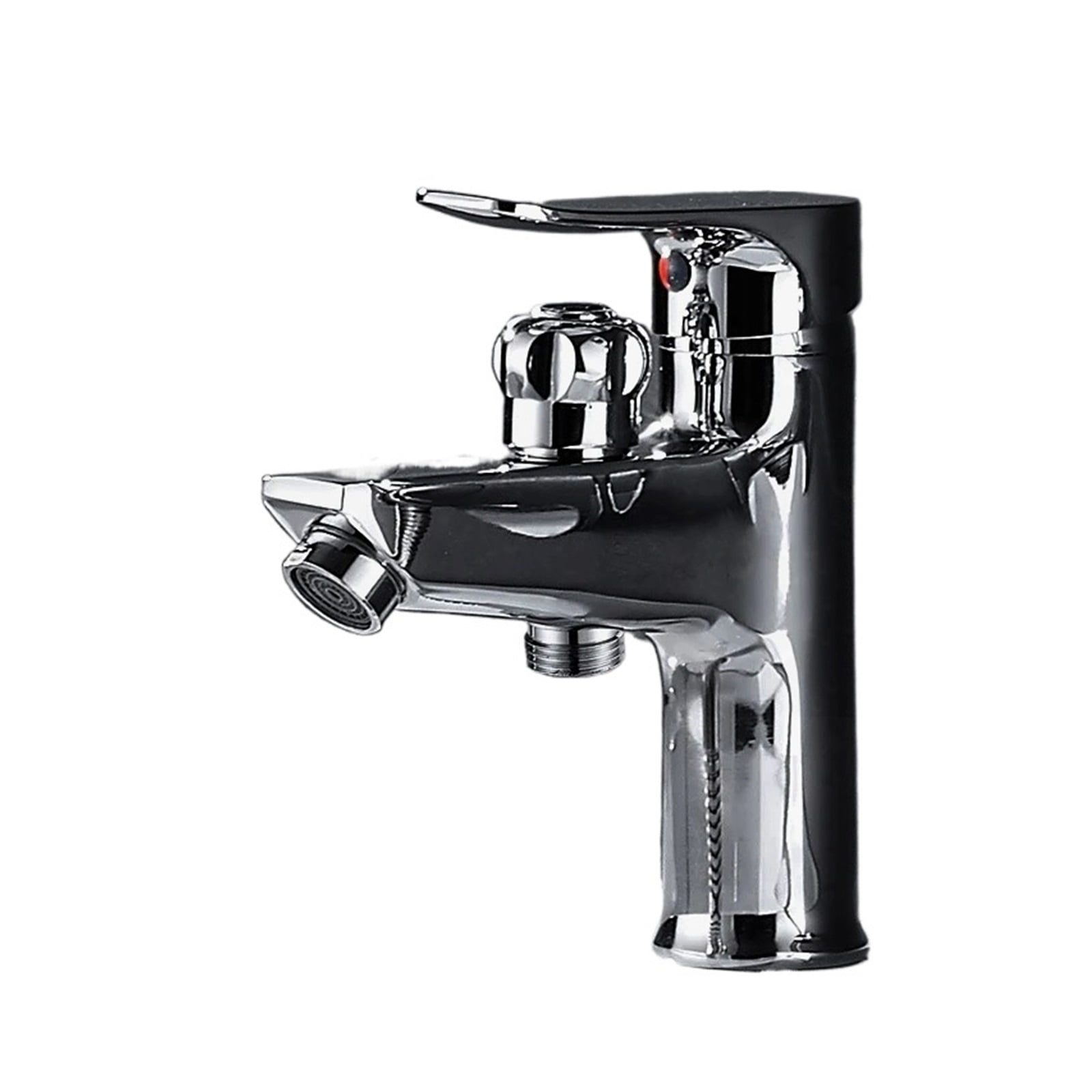Bathroom Basin 2 In 1 Faucet, Brass Handheld Toilet Bidet Faucets, Sprayer Cold And Hot Water Mixer Bathtub Tap With Shower Set