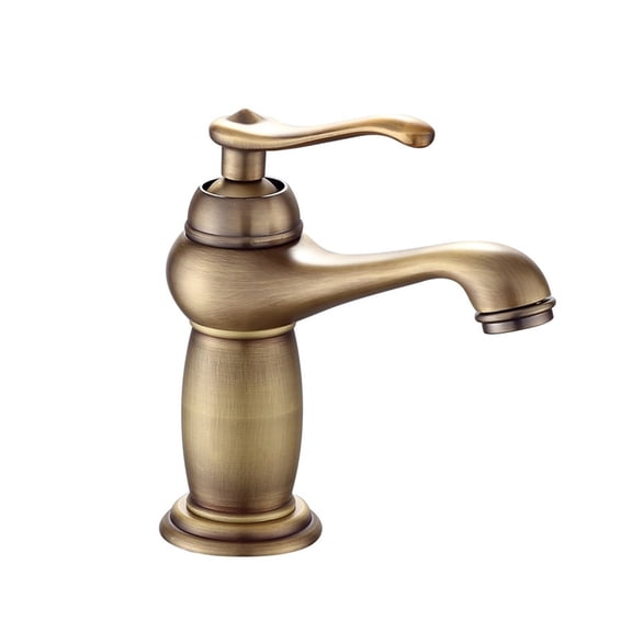 Bathroom Basin Hot And Cold Faucet Antique Brass Mixer Solid Copper Luxury Europe Style Tap Taps ,Leak Proof Design