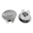 thumbnail image 1 of Bathroom Basin Overflow Cover 22Mm, Artistic Ceramic Sink Trim Ring for Vanity Basin, Click-In Installation Spare Cover for Kitchen Bathroom, Decorative Water Hole Cover , 1X Washbasin Overflow Ring, 1 of 1