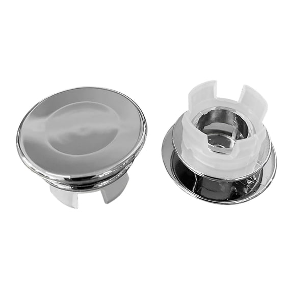 Bathroom Basin Overflow Cover 22Mm, Artistic Ceramic Sink Trim Ring for Vanity Basin, Click-In Installation Spare Cover for Kitchen Bathroom, Decorative Water Hole Cover , 1X Washbasin Overflow Ring
