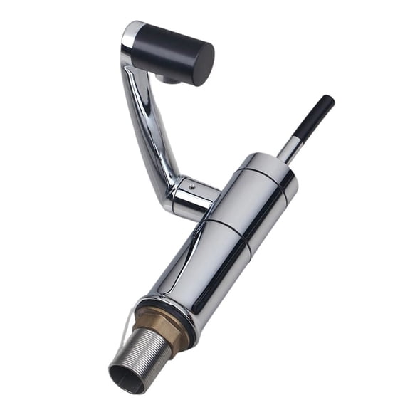 Bathroom Basin Sink Faucet, Swivel 360 Brass Hot&Cold Water Tap Mixer Faucet, Deck Mounted Single Handle - Modern Design