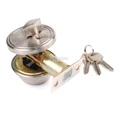 thumbnail image 1 of Bathroom Bedroom Stainless Steel Single Cylinder Deadbolt Door Lock W/3 Keys, 1 of 6