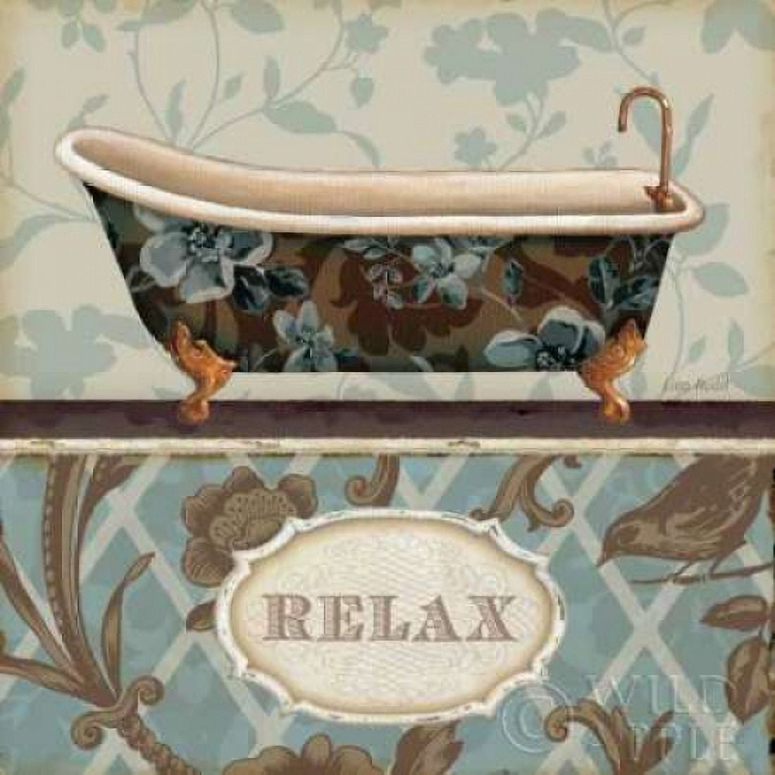 Bathroom Bliss I Canvas Art - Lisa Audit (24 x 24)