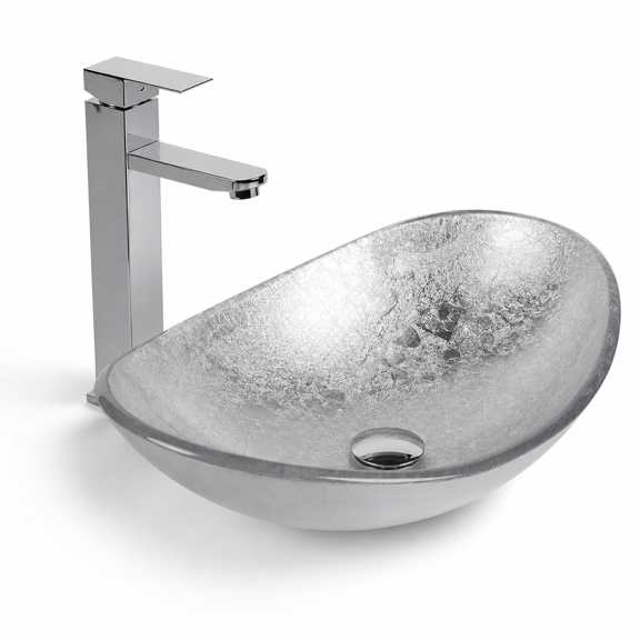 Bathroom Boat Shape Artistic Glvessel Sink