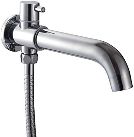 Bathroom Brass Extra Long Faucet Spout Filler Bathtub Shower Mixer Tub ...