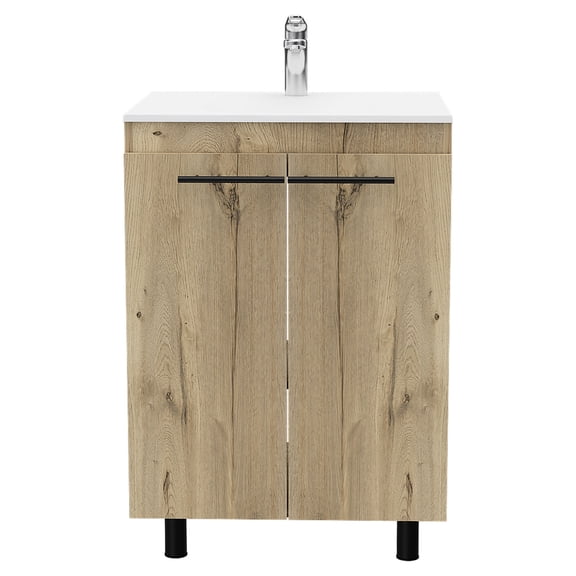 Bathroom Cabinet | Drop-in Sink Function in Bathroom | Particle Board Main Material | Furniture Built to Last