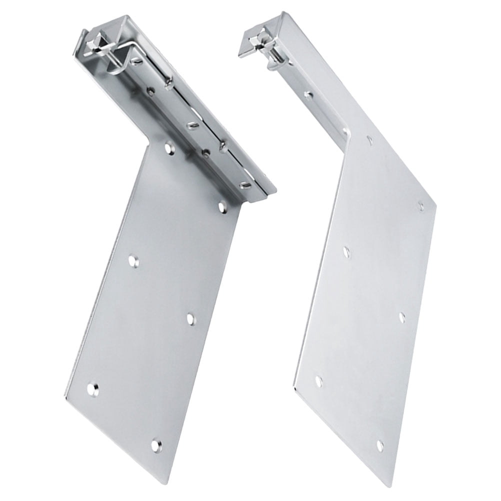 Steel Wall Cabinet Hanging Brackets for Kitchen Use Silver Color 1 Pair ...