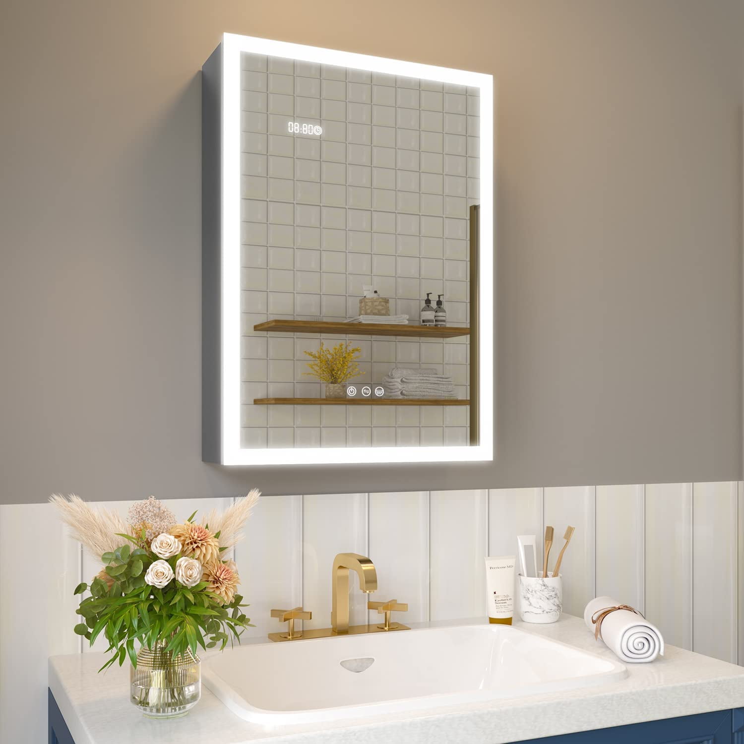 https://i5.walmartimages.com/seo/Bathroom-Cabinet-Medicine-Cabinet-LIGMIRR-Lighted-Mirror-28-20-Wall-Mount-Aluminum-Defogger-Dimmer-Digital-Clock-Temp-Display-Surface_a34f87ce-273b-43f1-83c2-98c997b167f4.f4aa7043b253b47cd90d2cd23fe1d23f.jpeg