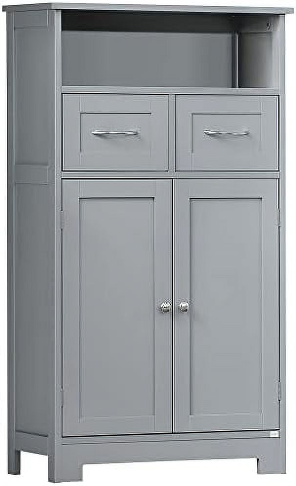 Bathroom Cabinet Organizer Freestanding Small Cabinet with Two Drawers ...