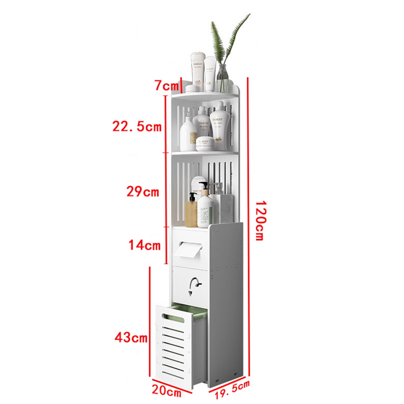 Bathroom Cabinet, Small Bathroom Storage Cabinet, Over The Toilet ...