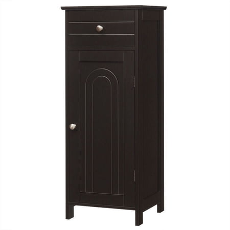 Bathroom Cabinet Storage Organizer with Door and Drawer 34 Inch