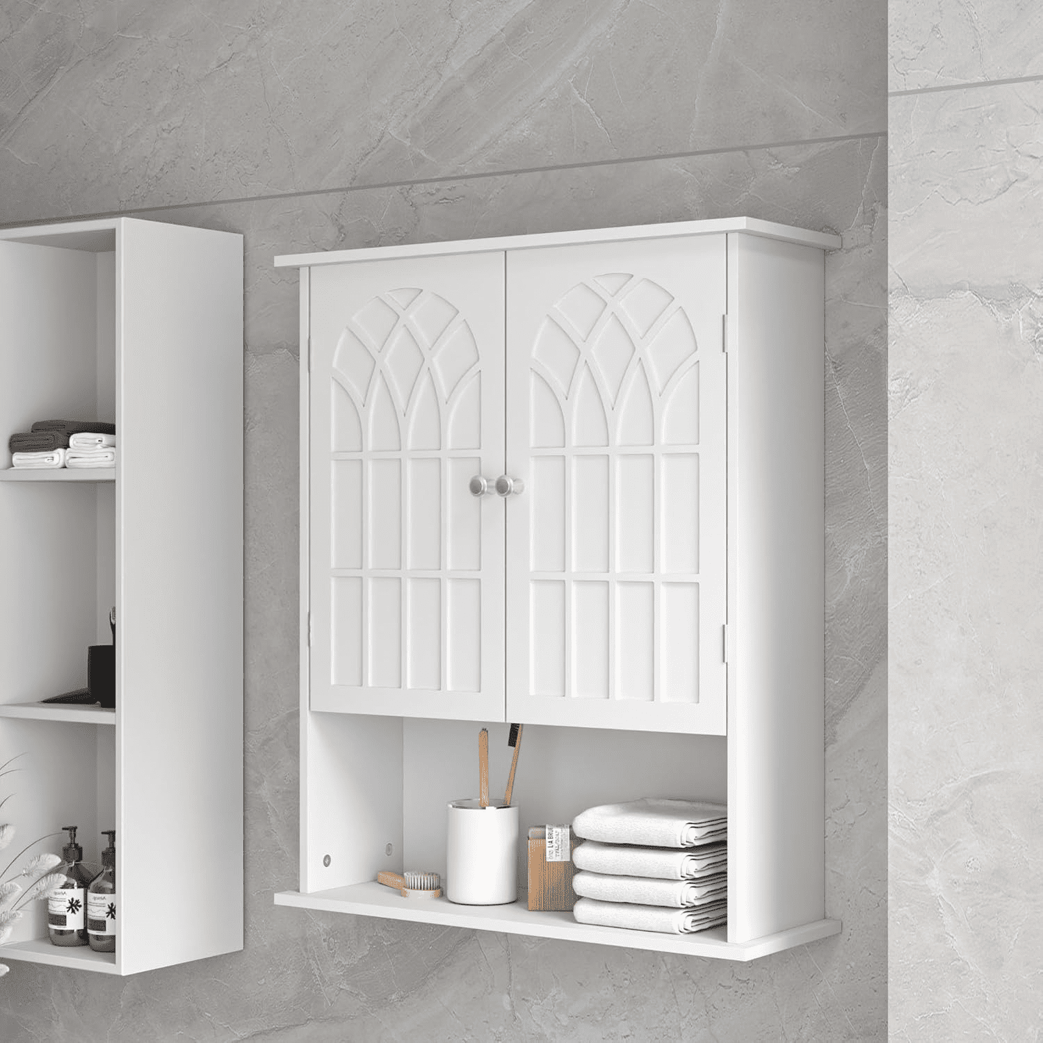 Bathroom Cabinet Wall Mount Narrow Bathroom Storage Cabinet Over The ...