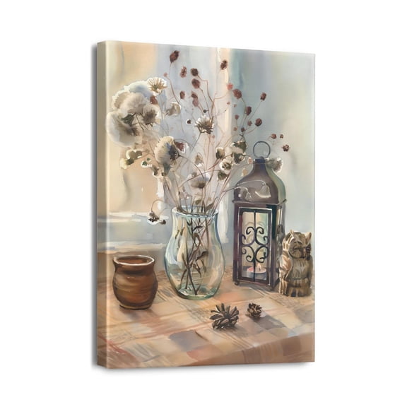 Bathroom Canvas Framed Wall Painting Pictures Farmhouse Rustic Retro Wall Art Wall Decor Artwork For Living Room Bedroom Home Wall Art Decor 12X16inch