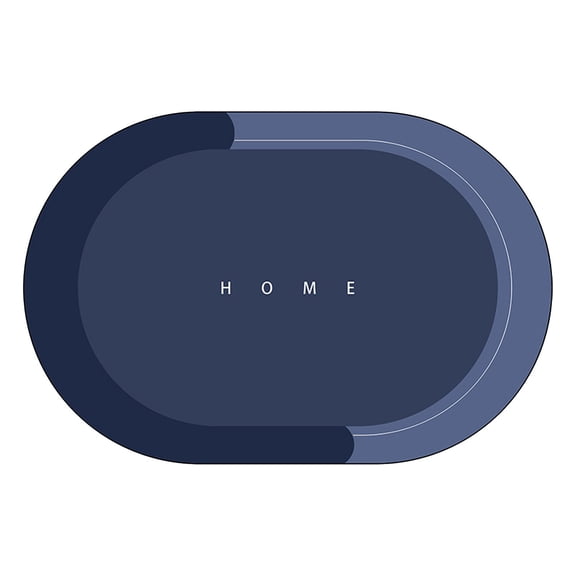 Bathroom Carpet 40*60Cm, 50*80Cm, 60*90Cm (2.5Mm) Dark Blue A, Modrnizd Mat the Mat Modernized Bath Mat Bathroom Mat Bath Mats for Bathroom Absorbent Shower Floor Mat Non Slip Bath Mat Rug, 1*Carpet