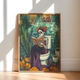 Bathroom Catrina Dia De Los Muertos Mexican Folk Restroom Poster ...