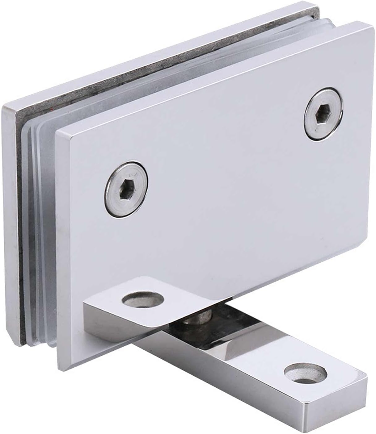 Bathroom Clamp Clip,Glass Door Hinge,Heavy Duty 360 Degree Glass Door ...