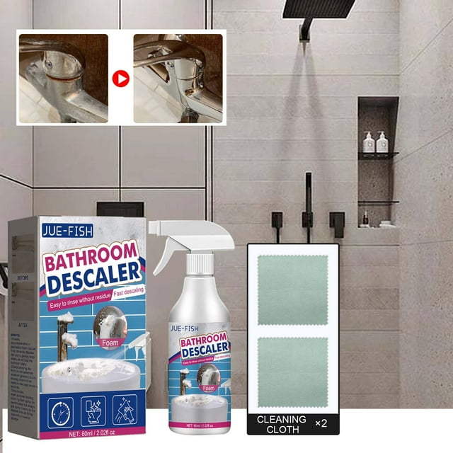 Bathroom Cleaner Bathroom Glass Descaler to Tile Faucet Remover Tub