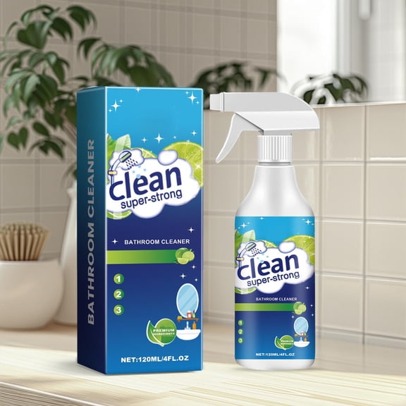 Bathroom Cleaner and Descaler Spray, Powerful Remover of Hard Water Stains, Lime Scale, and Soap Scum, Quick-Dissolving Formula for Easy Cleaning on Multiple Surfaces, 4 Fluid Ounces
