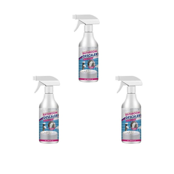 Bathroom Cleaner & Glass Descaler - Powerful 122ml Remover for Tile, Faucet, Tub & Shower Surfaces, Effective Stain & Lime Scale Remover for Bathroom Surfaces (Professional Strength)