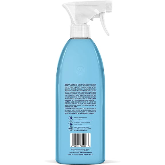 Bathroom Cleaner, Removes  + Mildew Stains, Eucalyptus Mint, 28 Fl Oz (Pack of 4)