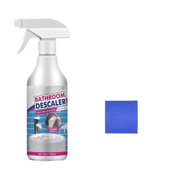 Bathroom Cleaner Spray, Glass Descaler For Tile Faucet And Tub, Removes Stubborn Stains And Grime From All Bathroom Surfaces