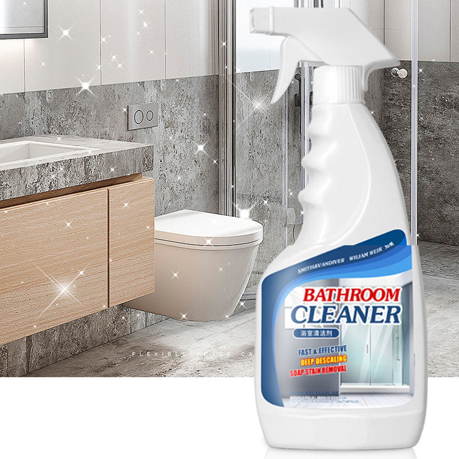 Bathroom Cleaner, Tile Bathtub Scale Remover, Multifunctional Descaler ...