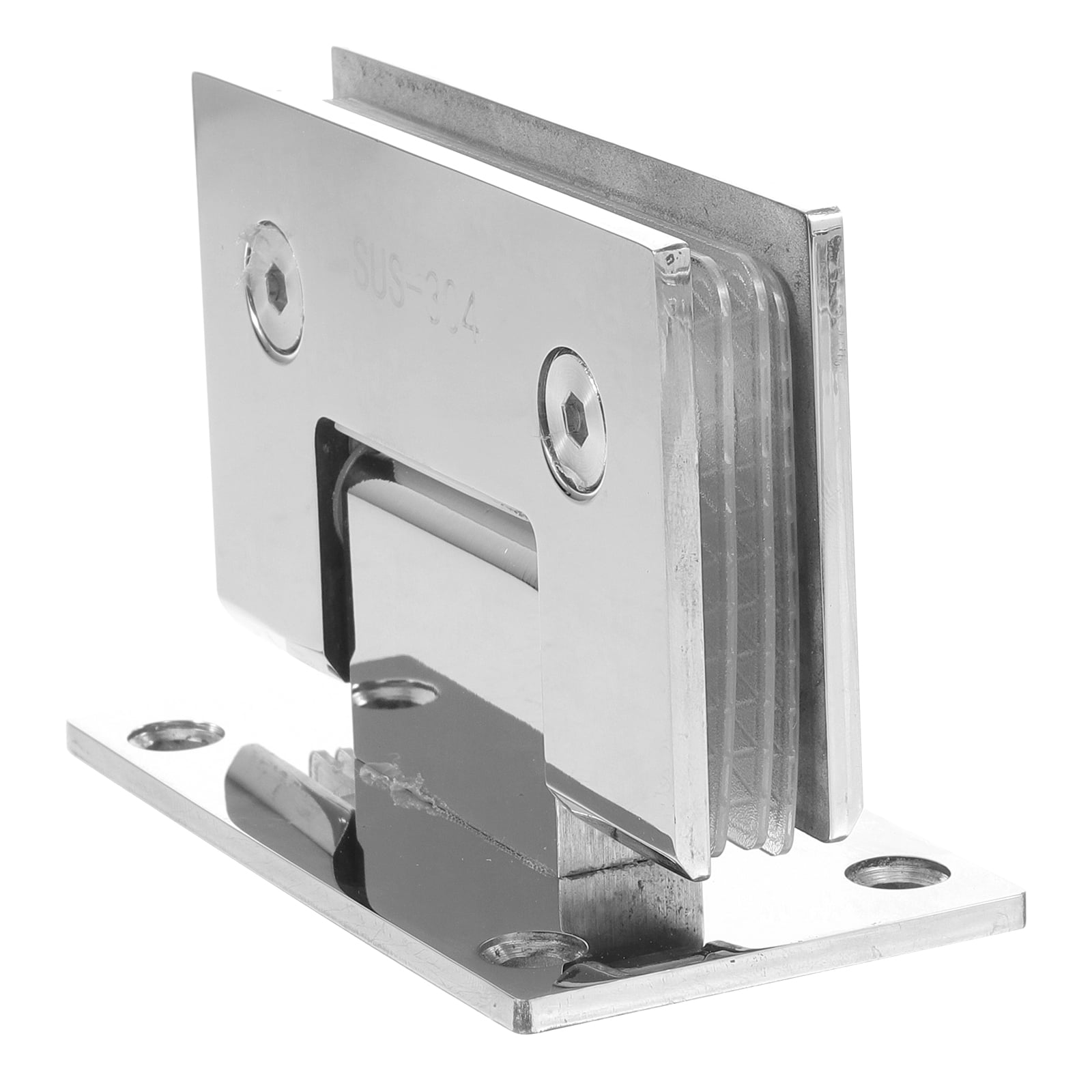 Bathroom Clip Door Accessories Metal Shower Hinge Hardwares Frameless