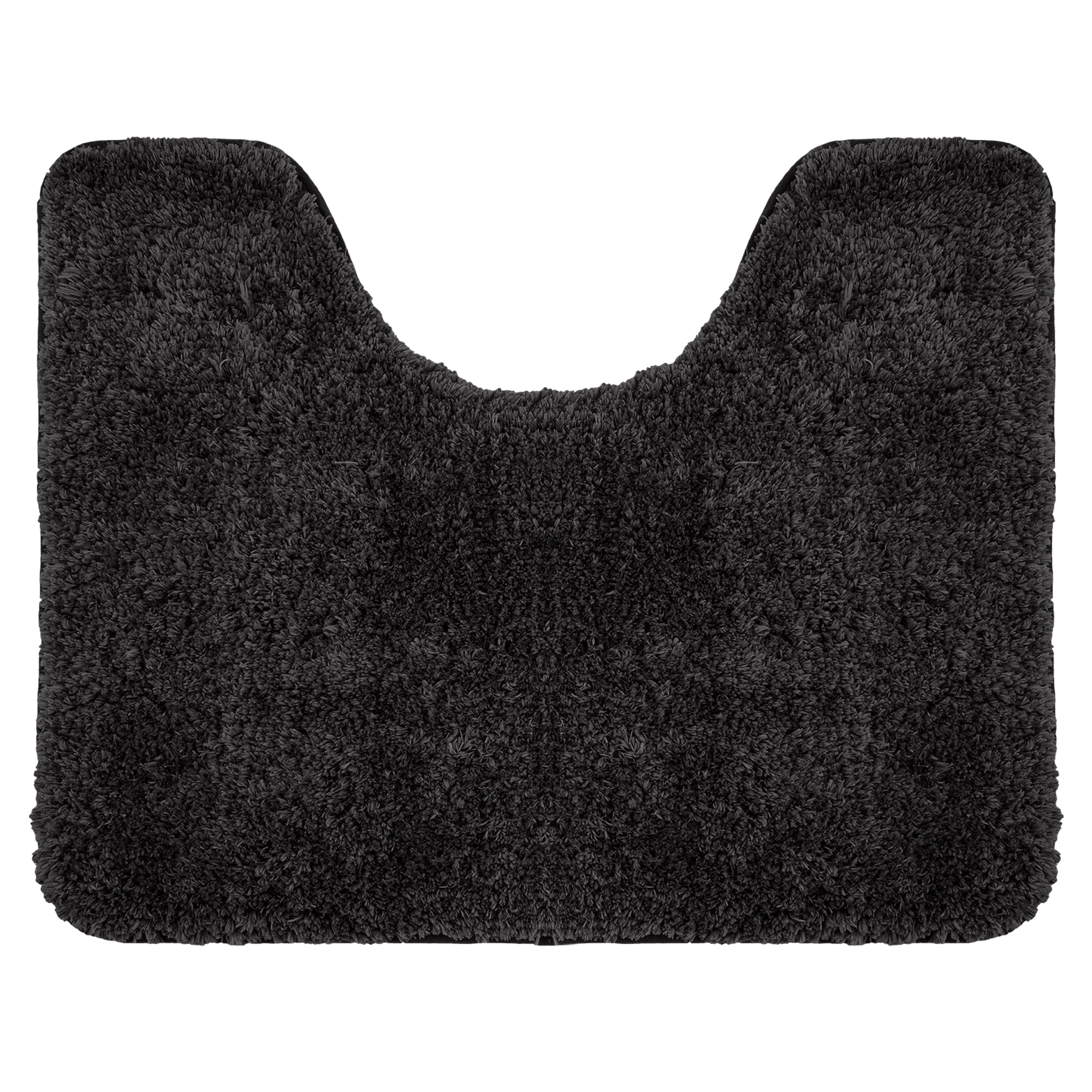 DEXDE Bathroom Rugs Runner 24 x 60 Inch, Extra Long Bathroom Rug Non-Slip,  Machine Washable Bath Mats Rug, Black Soft Carpets for Bathroom Shower