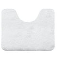 thumbnail image 1 of Bathroom Contour Rugs Non Slip, Large Bath Rugs for Bathroom Decor, Bathroom Shower Floor Mat, Machine Washable U Shape Toilet Rug for Bathroom, 20" X 24", White, 1 of 6