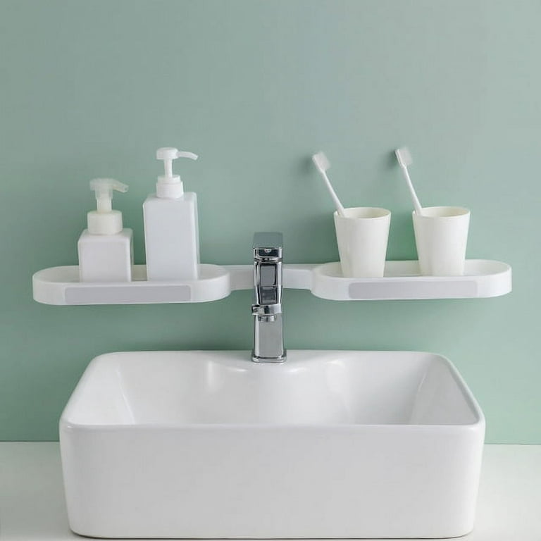 New Bathroom Wall Organizer Rack Shampoo Soap Drainer Shelf