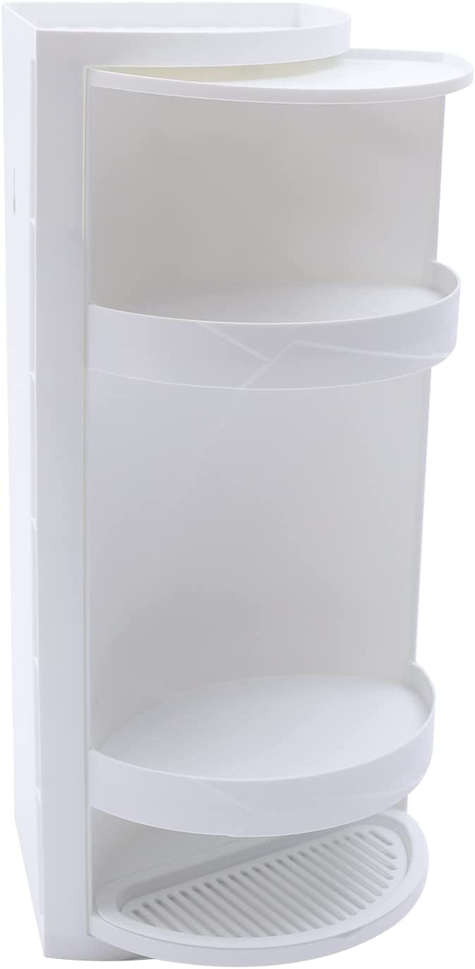 Bathroom Corner Shelf, Waterproof Corner Locker Cosmetic Storage Rack ...