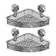 thumbnail image 1 of Bathroom Corner Wall Suction Cup Rack Shower Shelf Organiser Soap Holder Hot R7 V9R7, 1 of 8