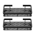 thumbnail image 1 of Bathroom Cosmetic Rack Punch Toilet Storage Shelf Shower Storage Organizer 2PCS, 1 of 6