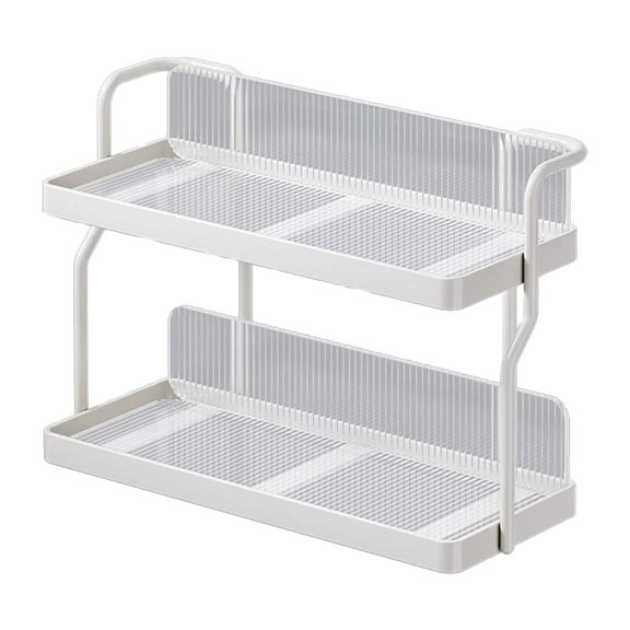 Bathroom Counter Organizer, Coffee bar Tier Shelf, Vanity Wall Mounted/countertop, Counter Space Saver for Spice Rack, Makeup, Perfume Organizer