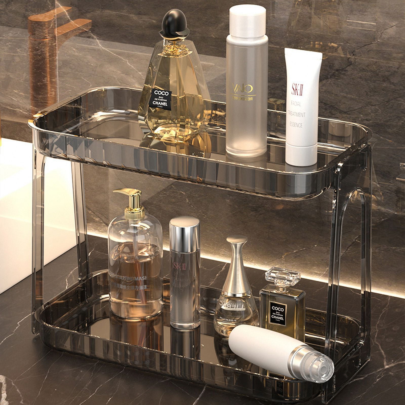 Bathroom Countertop Shelf Storage Shelf Desktop Cosmetic Shelf Toiltery
