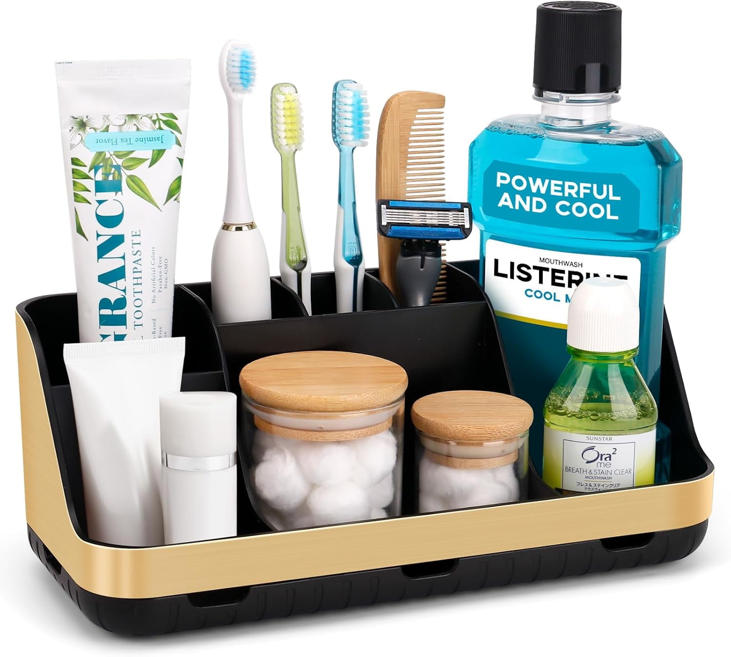 Bathroom Countertop Storage Rack Toothbrush Holder - Kids Electric ...