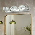 thumbnail image 1 of Bathroom Crystal LED Front Mirror Toilet Wall Lamp Make-up Vanity Light 3 Lights, 1 of 11
