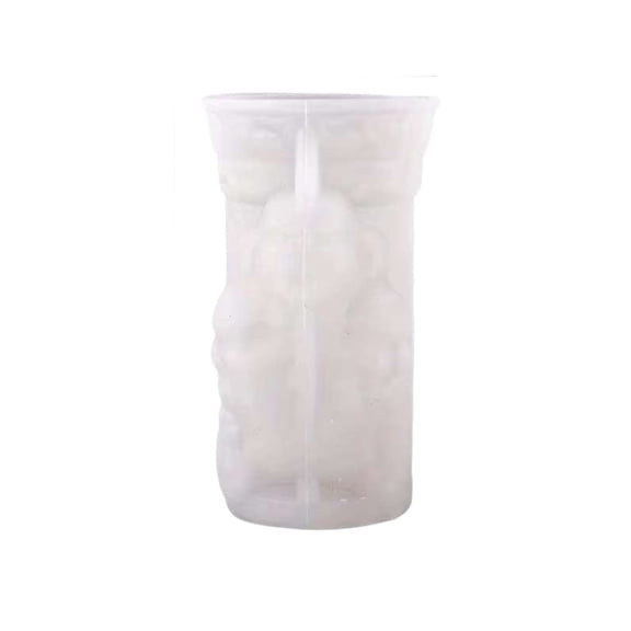 Bathroom Cup Dispenser,Acrylic Disposable Paper Cups Holder,Repeatable Cup Storage Box,Small Transparent Mouthwash Cup Holder for Bathroom,Vanity & Countertop's,3 Sizes,Clear (White)