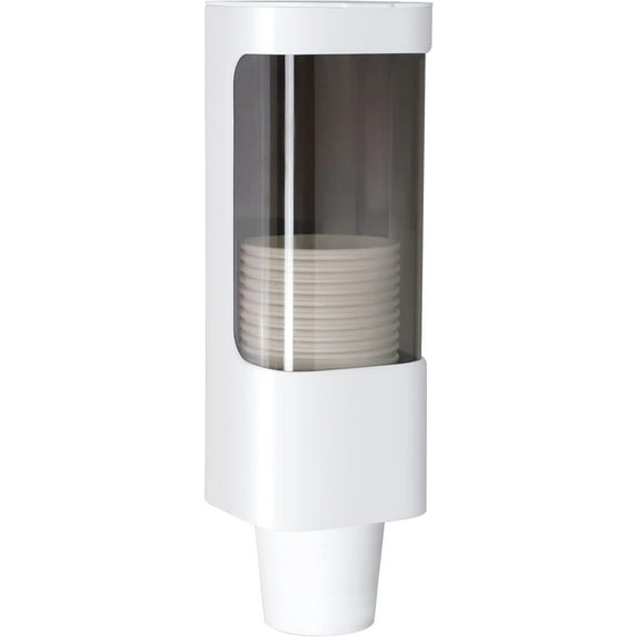 Bathroom Cup Dispenser Cup Holder,Cup Dispenser for Water Cooler Cup Organizer, Disposable Automatic Remove Cup Holder Save Place Large Capacity for Kitchen Office Home