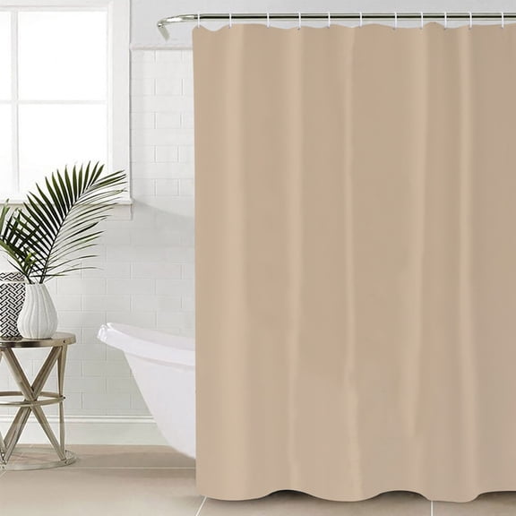 Bathroom Curtain 78 Inch Shower Curtain with Hooks, Waterproof Polyester Bath Curtain Washable Bathtub Curtain 36''x 78''
