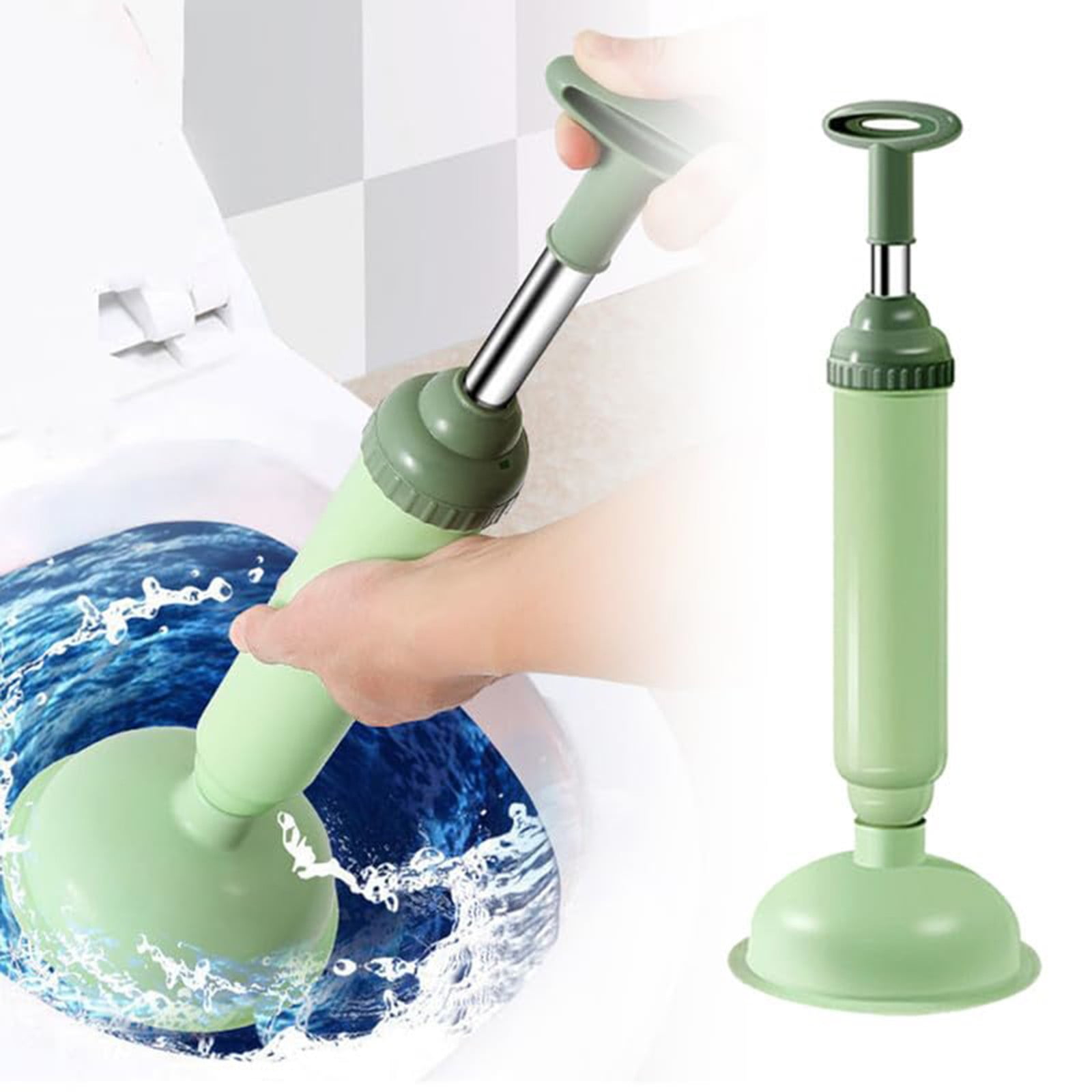 Bathroom Decor,Bathroom Accessories Decor, Power Toilet Plunger Unclog ...