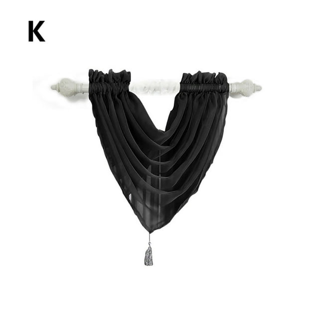 Bathroom Decor Voile Curtain Swags All Colours Pelmet Valance Net