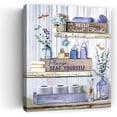 thumbnail image 1 of Bathroom Decor Wall Art Dragonfly Purple Sign Rustic Farmhouse Canvas Prints Signs Wood Background Pictures Artwork Framed Bath Laundry Home Decorations12 x16, 1 of 6