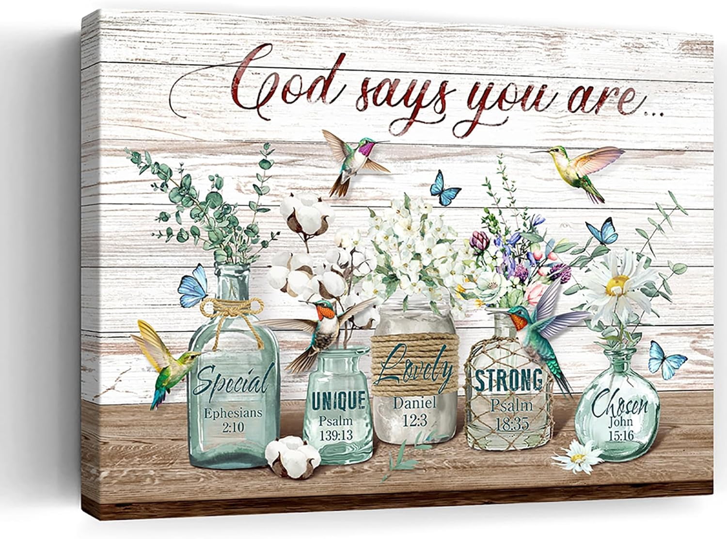 Bathroom Decor Wall Art Farmhouse Botanical Flowers Country Pictures ...