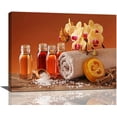 thumbnail image 1 of Bathroom Decor Wall Art Orange Bathroom Wall Decor Floral Towel Bath Salt Orange Essential Oil Pictures Canvas Relax Calm Painting Prints Modern Artwork Framed Home Bedroom Decoration 16x12'''', 1 of 6