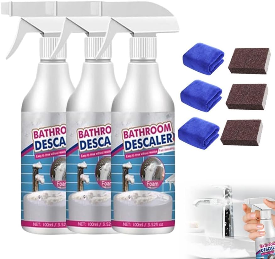 Bathroom Descaler Cleaner, 2025 Upgraded Multipurpose Stubborn Stains ...